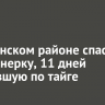 В Киренском районе спасли пенсионерку, 11 дней бродившую по тайге