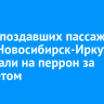 Двое опоздавших пассажиров рейса Новосибирск-Иркутск выбежали на перрон за самолетом