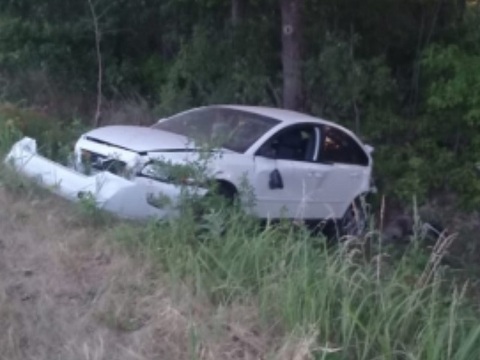 В Мордовии двое юношей и девушка пострадали, опрокинувшись в кювет на "Вольво S40"