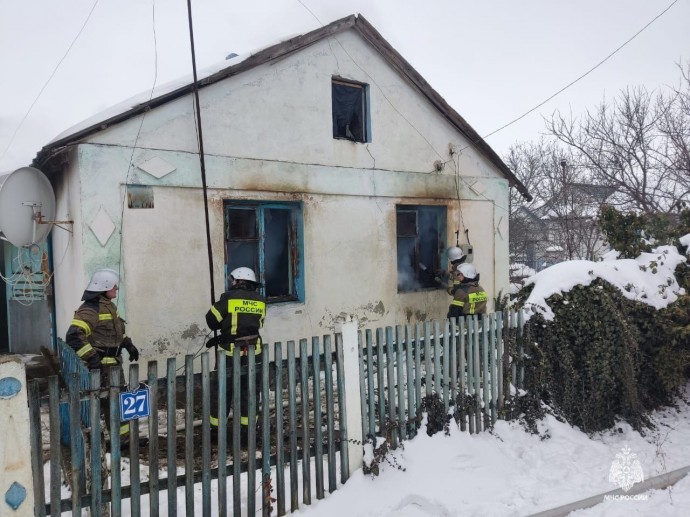 В Белогорском районе на пожаре погибла пенсионерка