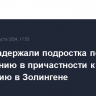 В ФРГ задержали подростка по подозрению в причастности к нападению в Золингене