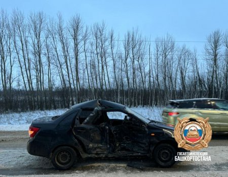 В Башкирии погибла пассажирка легковушки