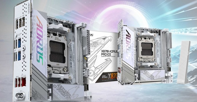 Gigabyte представила mini-ITX плату X870I AORUS PRO ICE— на ней «заведётся» даже Ryzen 9 9800X3D