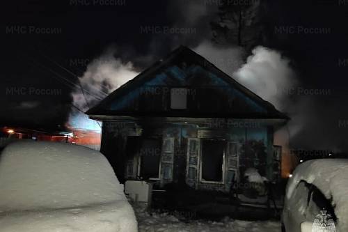 В Свободном в пожаре погиб мужчина