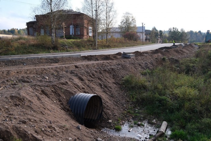 Ремонт на участке дороги Любытино – Неболчи – Бокситогорск идёт к завершению