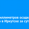 Пять миллиметров осадков выпало в Иркутске за сутки