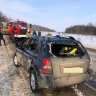 В Мордовии женщина с двумя детьми пострадала, опрокинувшись в кювет на «Хендай Туксон»