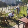 Студенты колледжа технологий и лесопользования помогают озеленнять Улан-Удэ