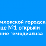 В Черемховской городской больнице №1 открыли отделение гемодиализа