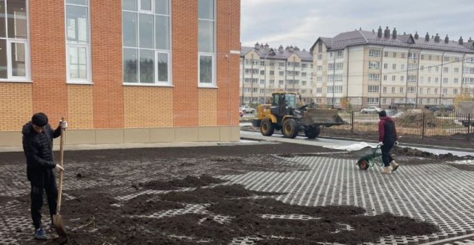 В поселке Элитный Новосибирского района достраивают школу со студией искусства и дизайна