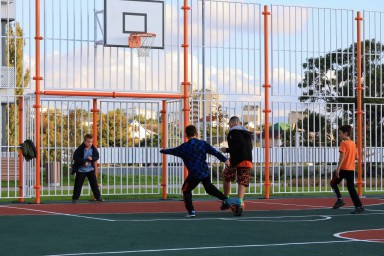 Новую спортплощадку открыли в Коктебеле