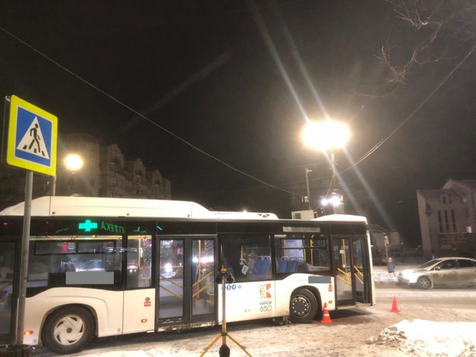 На Ленина юбилейный автобус сбил пенсионера