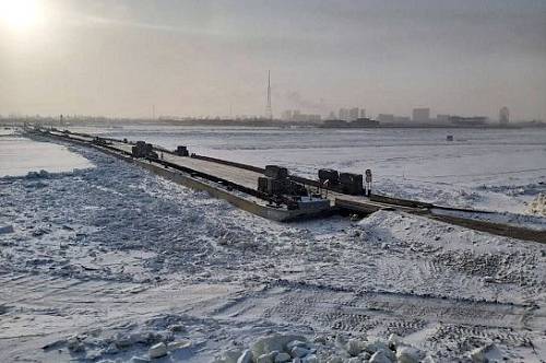 Понтонный мост между Благовещенском и Хэйхэ признали готовым к эксплуатации