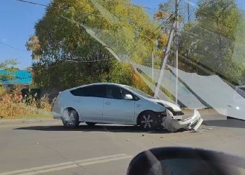 Авария затруднила движение на магистрали в Благовещенске