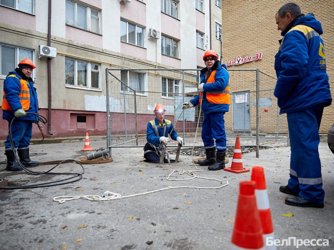 В Белгороде провели учения по ликвидации аварии на теплосетевом объекте