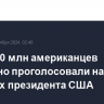 Более 50 млн американцев досрочно проголосовали на выборах президента США