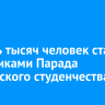 Восемь тысяч человек стали участниками Парада российского студенчества