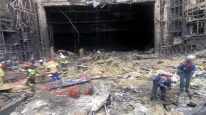 Собянин: почти 400 спасателей участвовали в ликвидации пожара в «Крокусе»