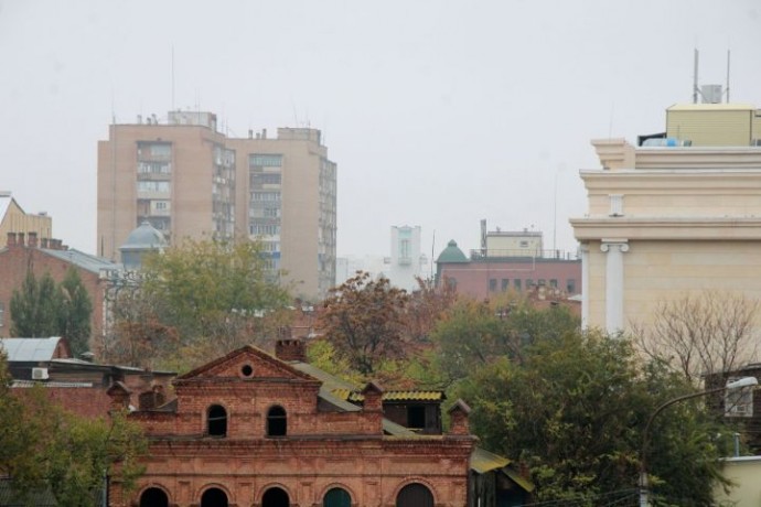 Зима пришла в Астраханскую область 