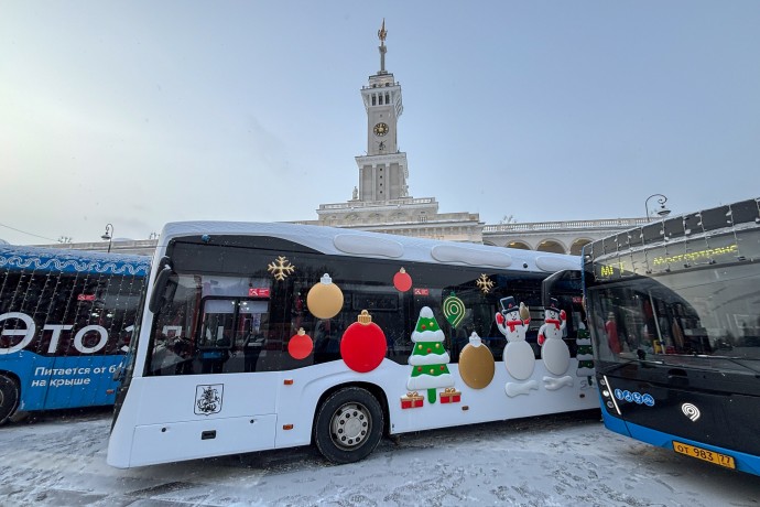 В новогоднюю ночь общественный транспорт в Москве будет работать без перерыва