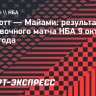 «Шарлотт» победил «Майами» в выставочном матче, «Атланта» обыграла «Индиану»