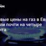 Биржевые цены на газ в Европе выросли почти на четыре процента