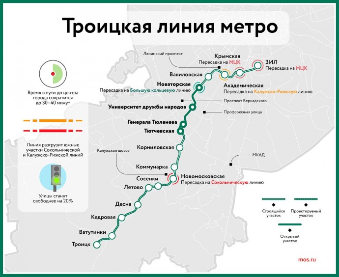 Сергей Собянин рассказал о планах строительства новых линий метро