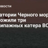 В акватории Черного моря уничтожили три безэкипажных катера ВСУ