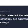 Более 45 тыс. жителей Смоленской области остались без электричества из-за непогоды