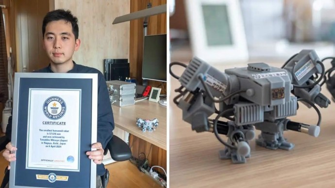 ​В Японии создали самого маленького в мире робота-гуманоида
