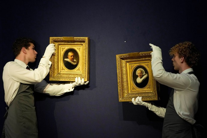 Две ранее неизвестные работы Рембрандта продали на аукционе за 14,2 миллиона долларов