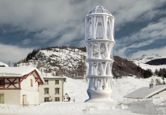 Сооружение самой высокой в мире башни, напечатанной на 3D-принтере, началось в Швейцарии