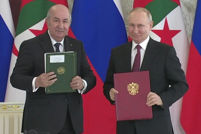 Итоги переговоров Владимира Путина с президентом Алжира Абдельмаджидом Теббуном