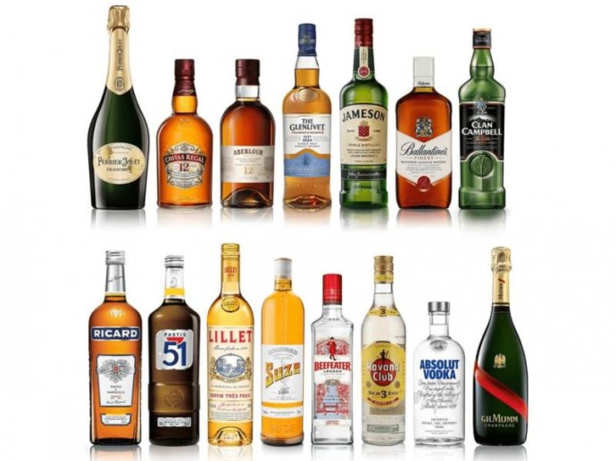 Французский концерн Pernod Ricard прекратил экспорт алкоголя в РФ