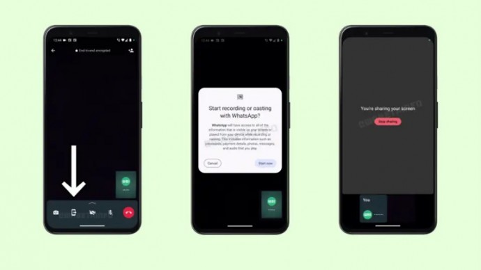 В WhatsApp появится функция демонстрации экрана во время звонка