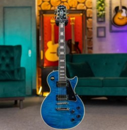 Epiphone Les Paul Custom Quilt Viper BL