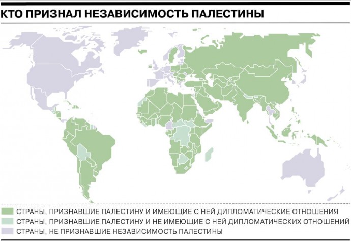 Ирландия, Испания и Норвегия заявили о своем решении признать Палестинское государство